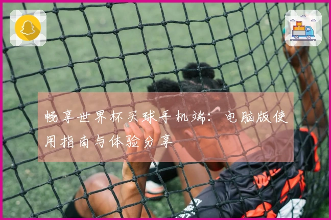 畅享世界杯买球手机端：电脑版使用指南与体验分享