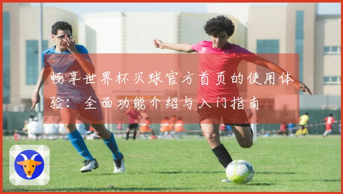 畅享世界杯买球官方首页的使用体验:全面功能介绍与入门指南
